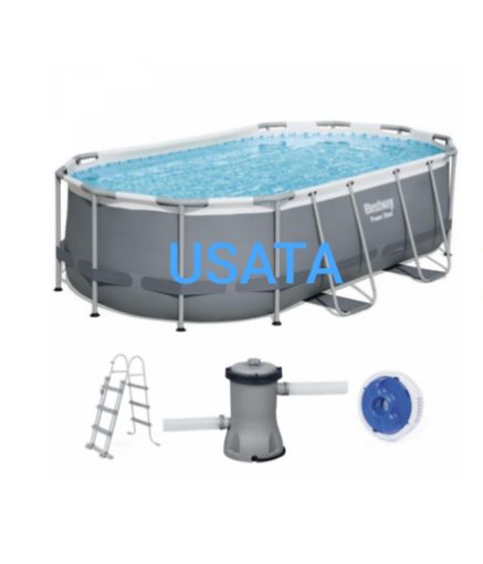 Immagine di PISCINA USATA 4,27X2,50 H1,00 BESTWAY IN BUONO STATO