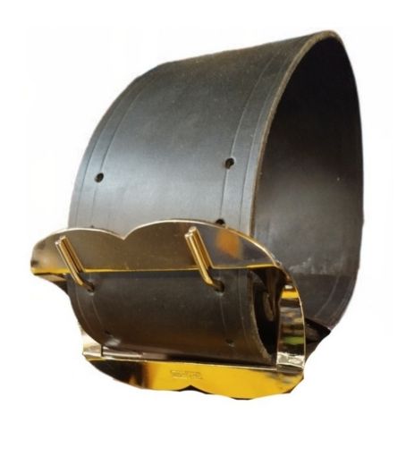 Immagine di CINTURONE IN CUOIO PER BOVINI CM.14X120 FIBBIA ARGENTO