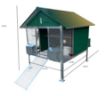 Immagine di Pollaio da esterno familiare-rete base 140 x 180 x 190 h. per circa 25 galline