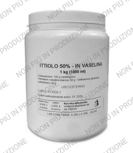 Immagine di Unguento IKNOLOLO 50% - (SOSTITUISCE ITTIOLO 50%) - KG.1 - USO ZOOTECNICO (FOTO SOLO INDICATIVA)