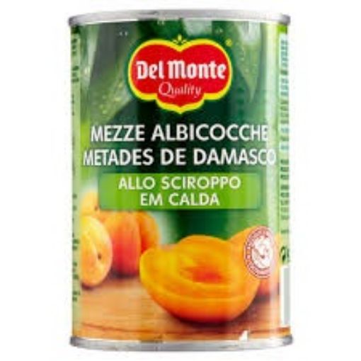 Immagine di ALBICOCCHE SCIROPPATE GR.420 DEL MONTE