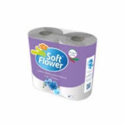 Immagine di CARTA IGIENICA PROF.3V PZ.4 SOFT FLOWER