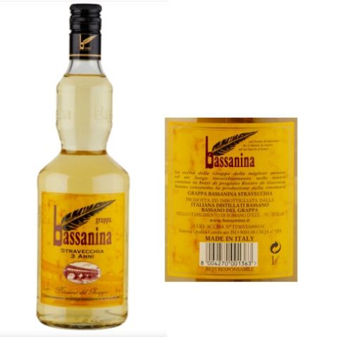 Immagine di GRAPPA STRAVECCHIA BASSANINA LT.1